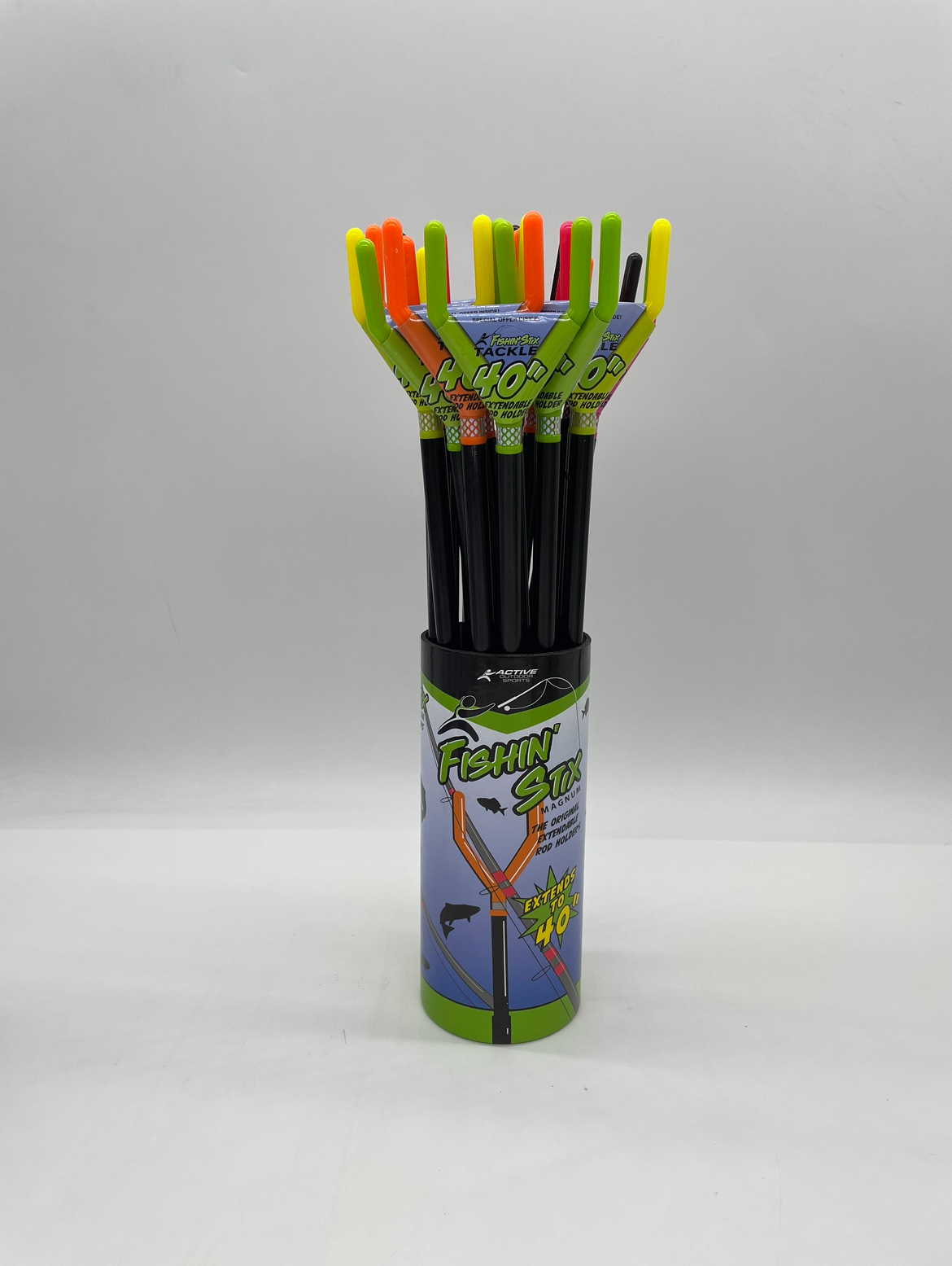 40" Magnum Extendable Trident Fishing Rod Holders in in Packs of 2 and 4