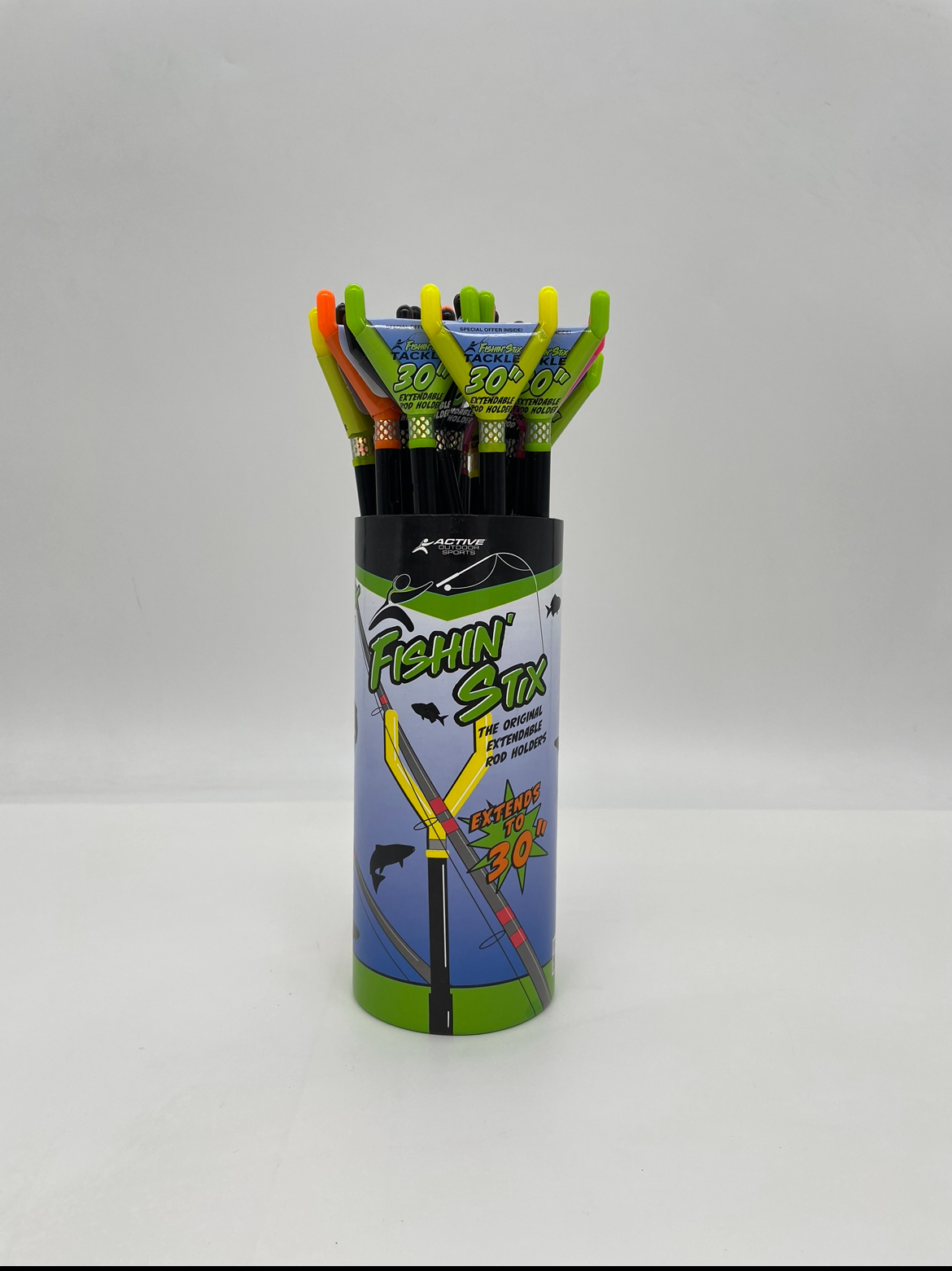 30" Extendable Trident Fishing Rod Holders in in Packs of 2 and 4